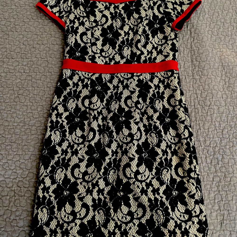 Beautiful dress with cute trims!